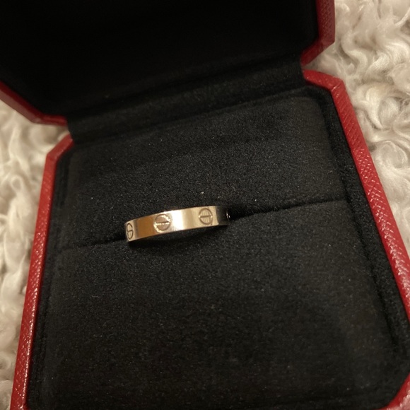 Cartier Jewelry - Authentic Cartier LOVE Wedding Band Ring Size 54